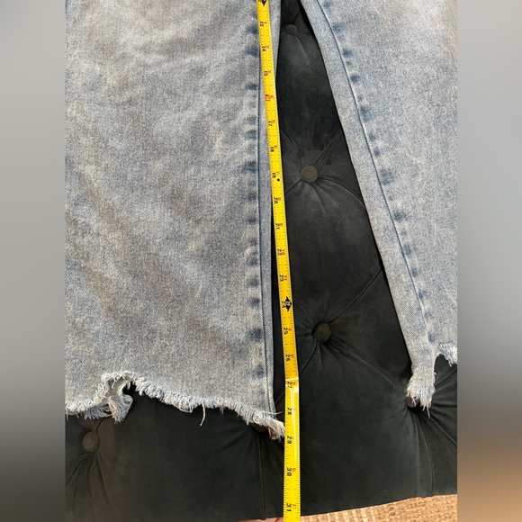 PacSun Baggy Wide Leg Raw Hem Jeans Size 25 Women’s - Picture 3 of 6